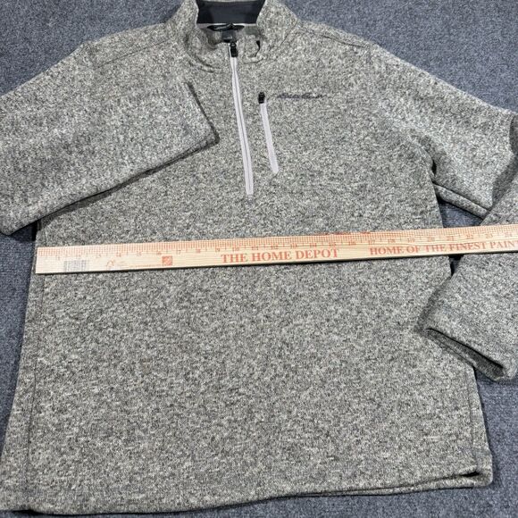 Eddie Bauer Radiator Fleece Quarter Zip Pullover Sweater Men’s Large - Picture 5 of 6
